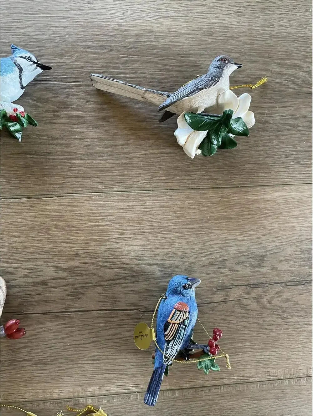 Danbury Mint The Song Bird Christmas Ornaments Box Of 12